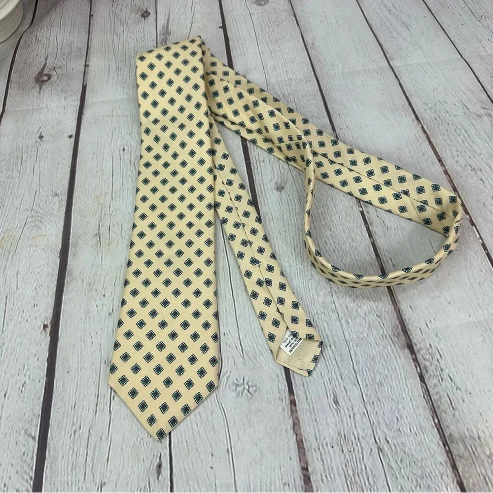 vintage designer mario valentino silk tie made in italy